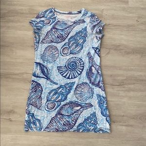 Lilly Pulitzer shell print T-shirt dress